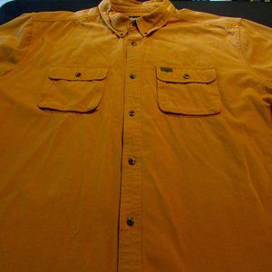 Bass Pro Guide Series Heavy Duty Mustard Button Down, Men's 2XLT